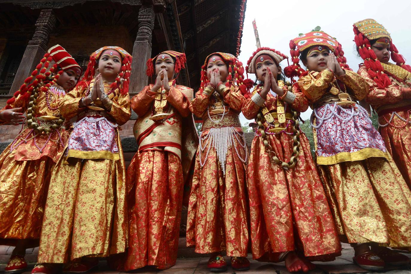Fotos: Kumari Puja en Katmandú