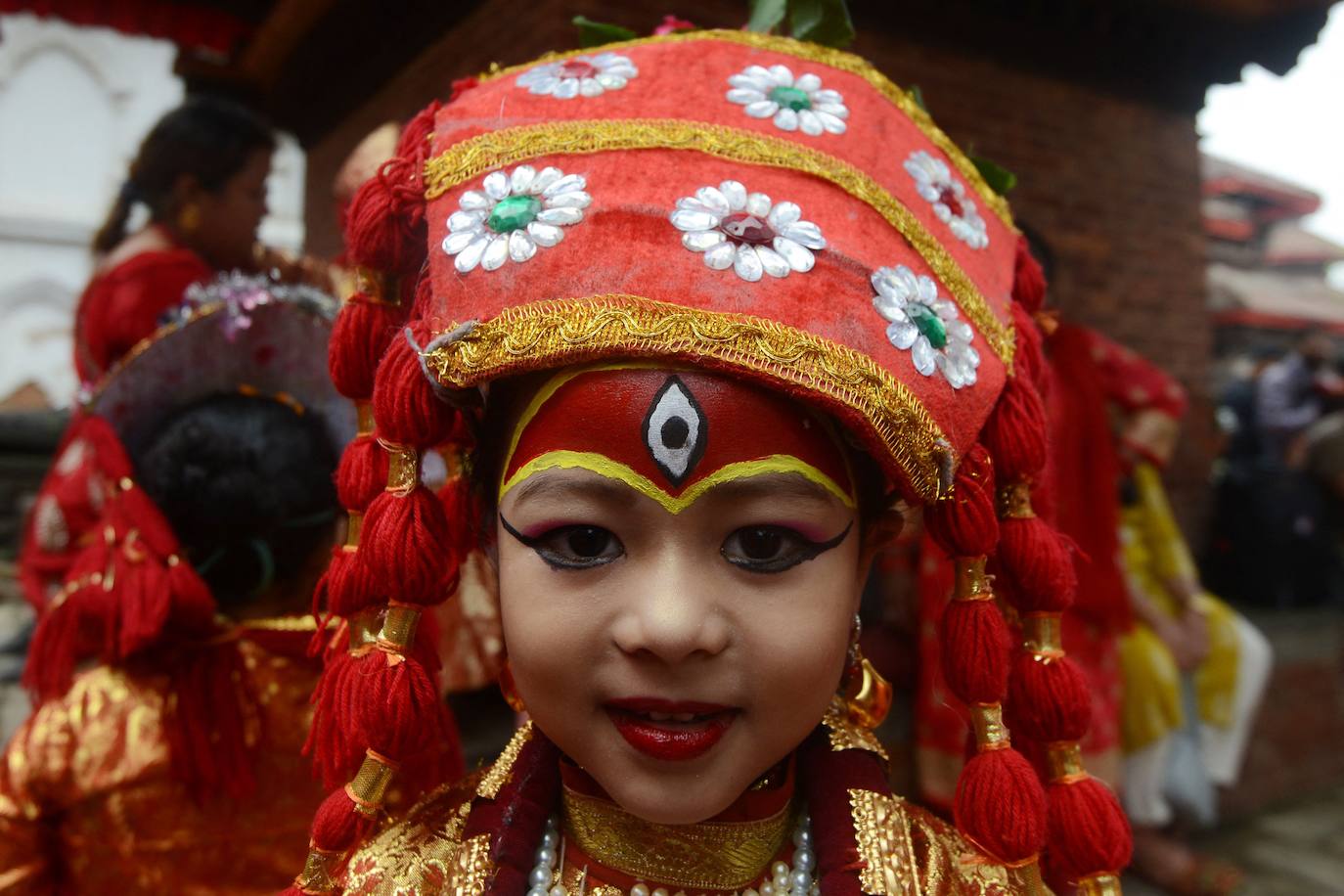 Fotos: Kumari Puja en Katmandú