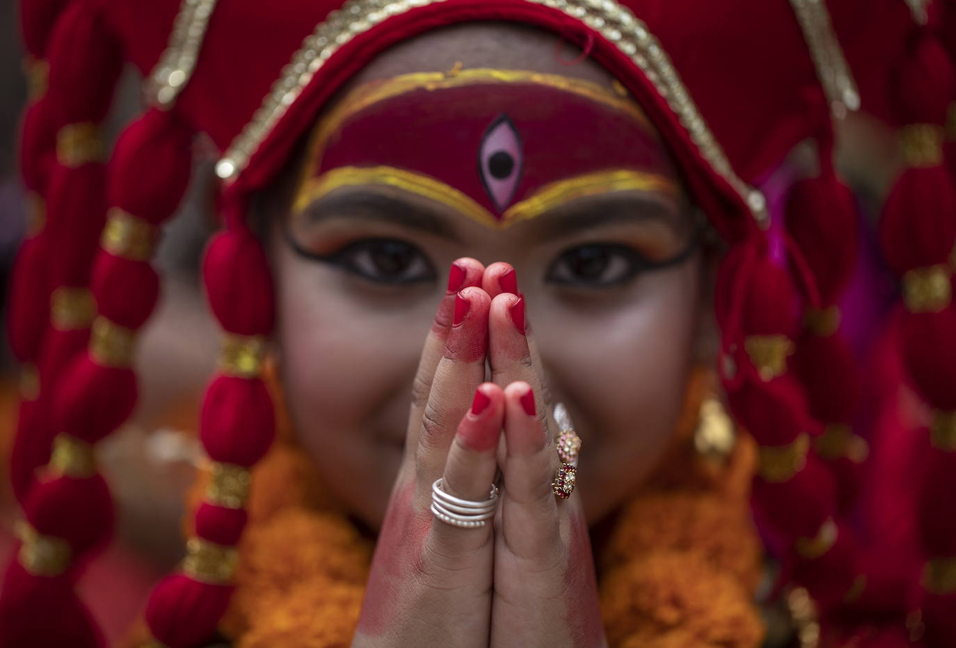 Fotos: Kumari Puja en Katmandú