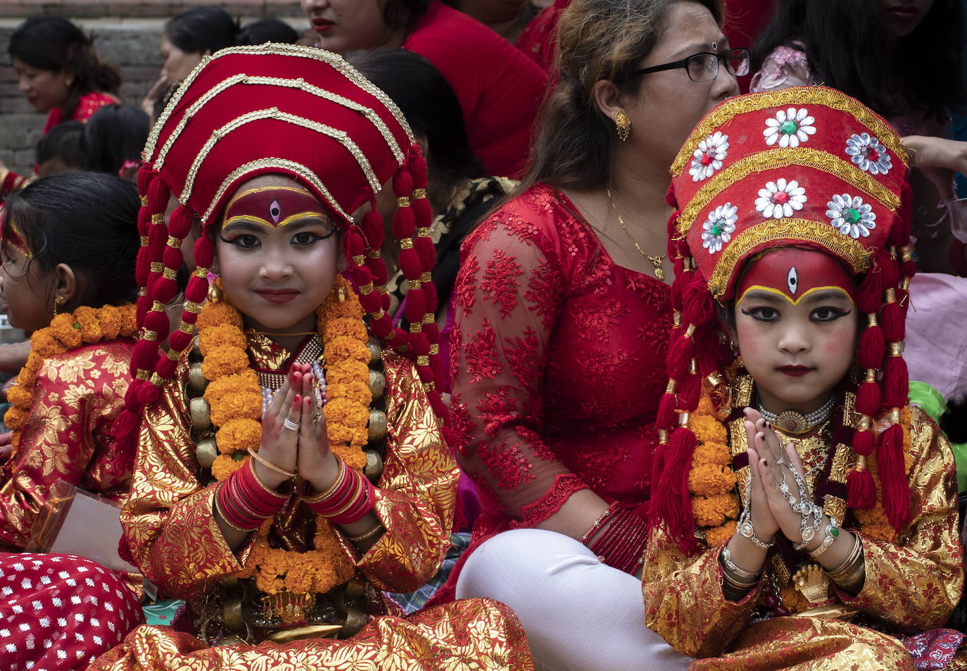 Fotos: Kumari Puja en Katmandú