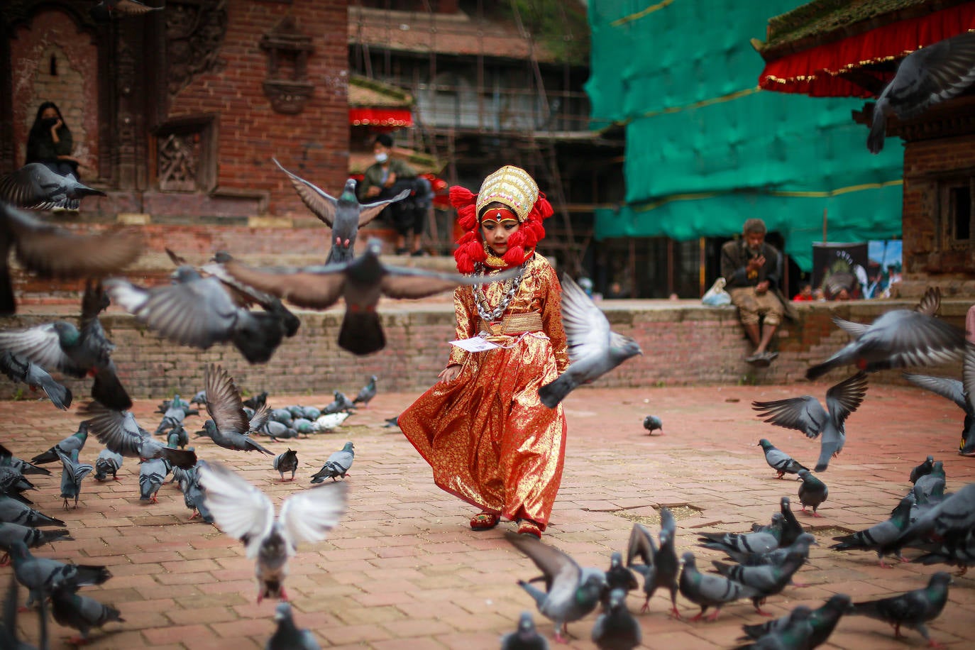 Fotos: Kumari Puja en Katmandú