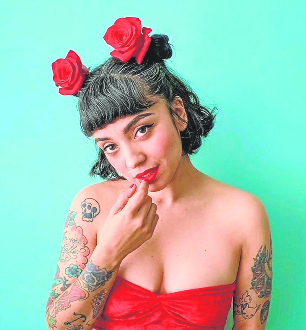 La cantante y compositora Mon Laferte. 