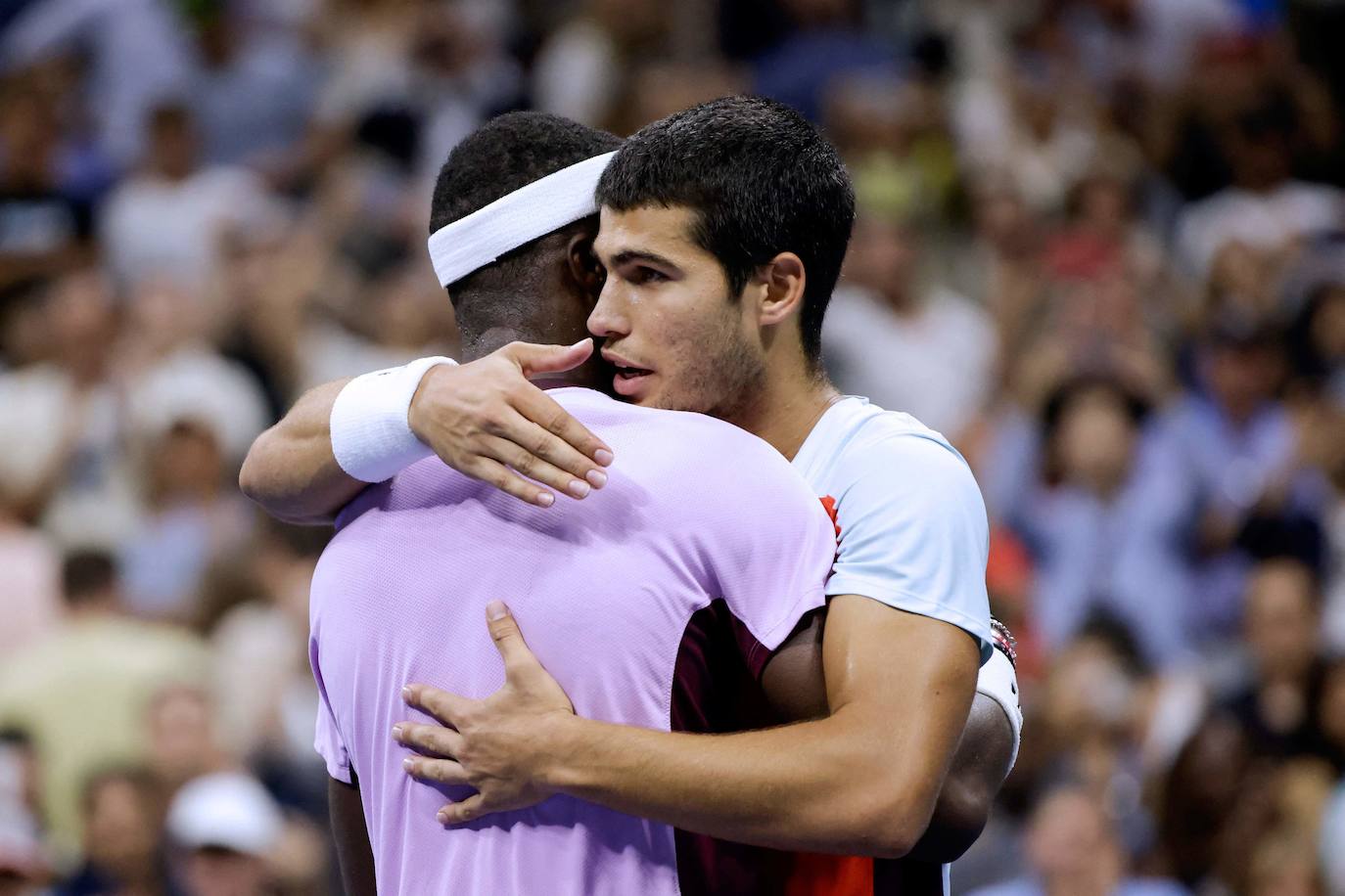 Fotos: Así celebró Alcaraz la victoria ante Tiafoe