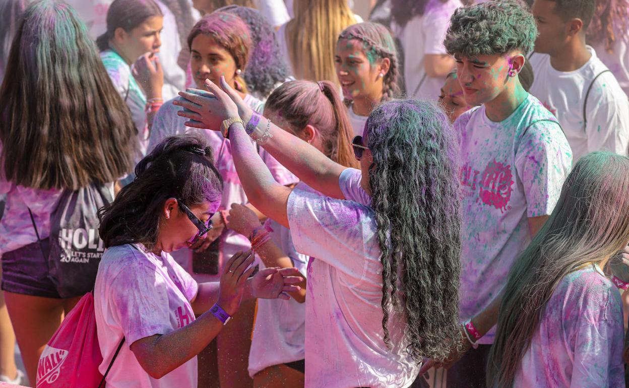 Fiesta Holi Life Color Water, este domingo, en Cabezo de Torres.