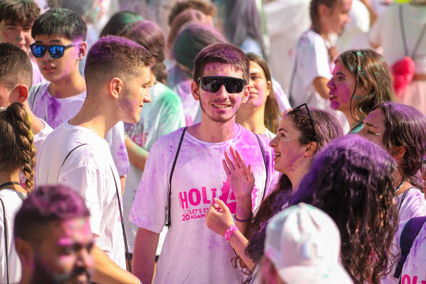 Un momento de la Holi Life Water celebrada este domingo en Cabezo de Torres. 