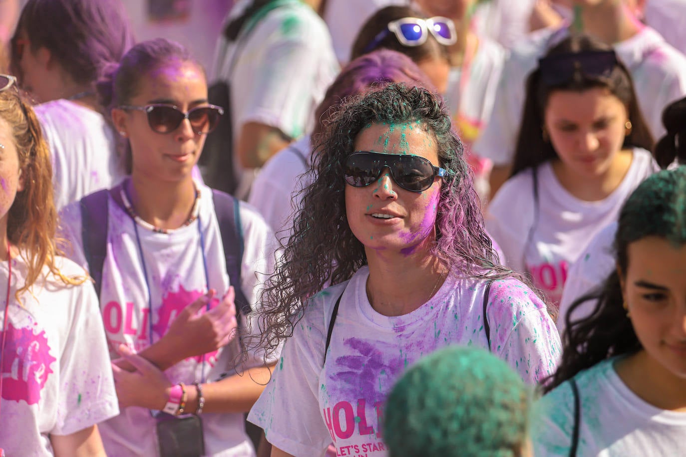 Un momento de la Holi Life Water celebrada este domingo en Cabezo de Torres. 