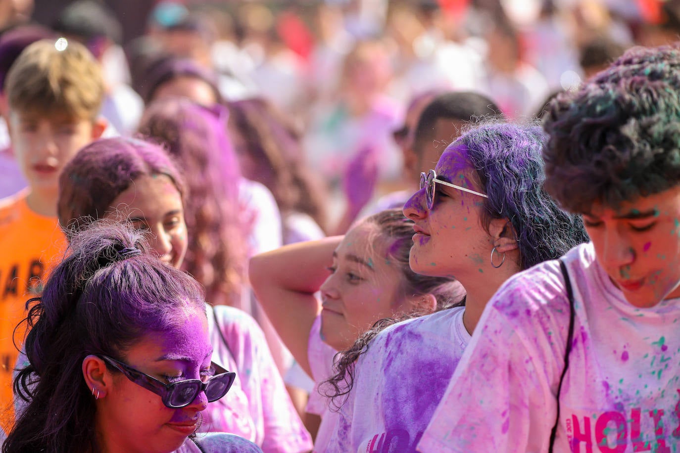 Un momento de la Holi Life Water celebrada este domingo en Cabezo de Torres. 