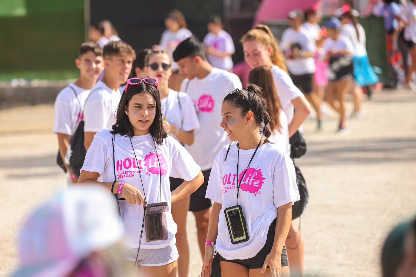 Un momento de la Holi Life Water celebrada este domingo en Cabezo de Torres. 