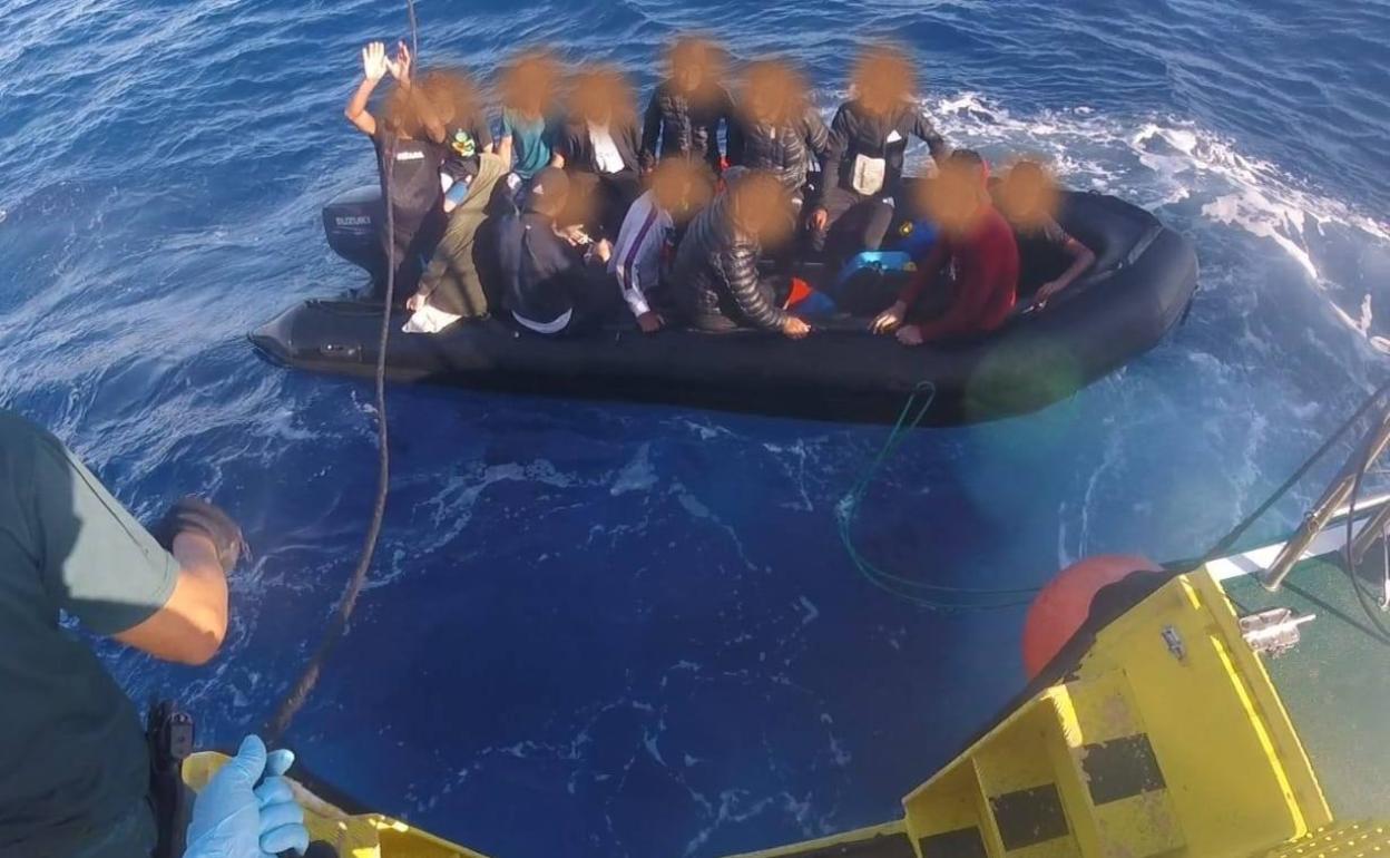 Una de las pateras que ha llegado a las costas de España.