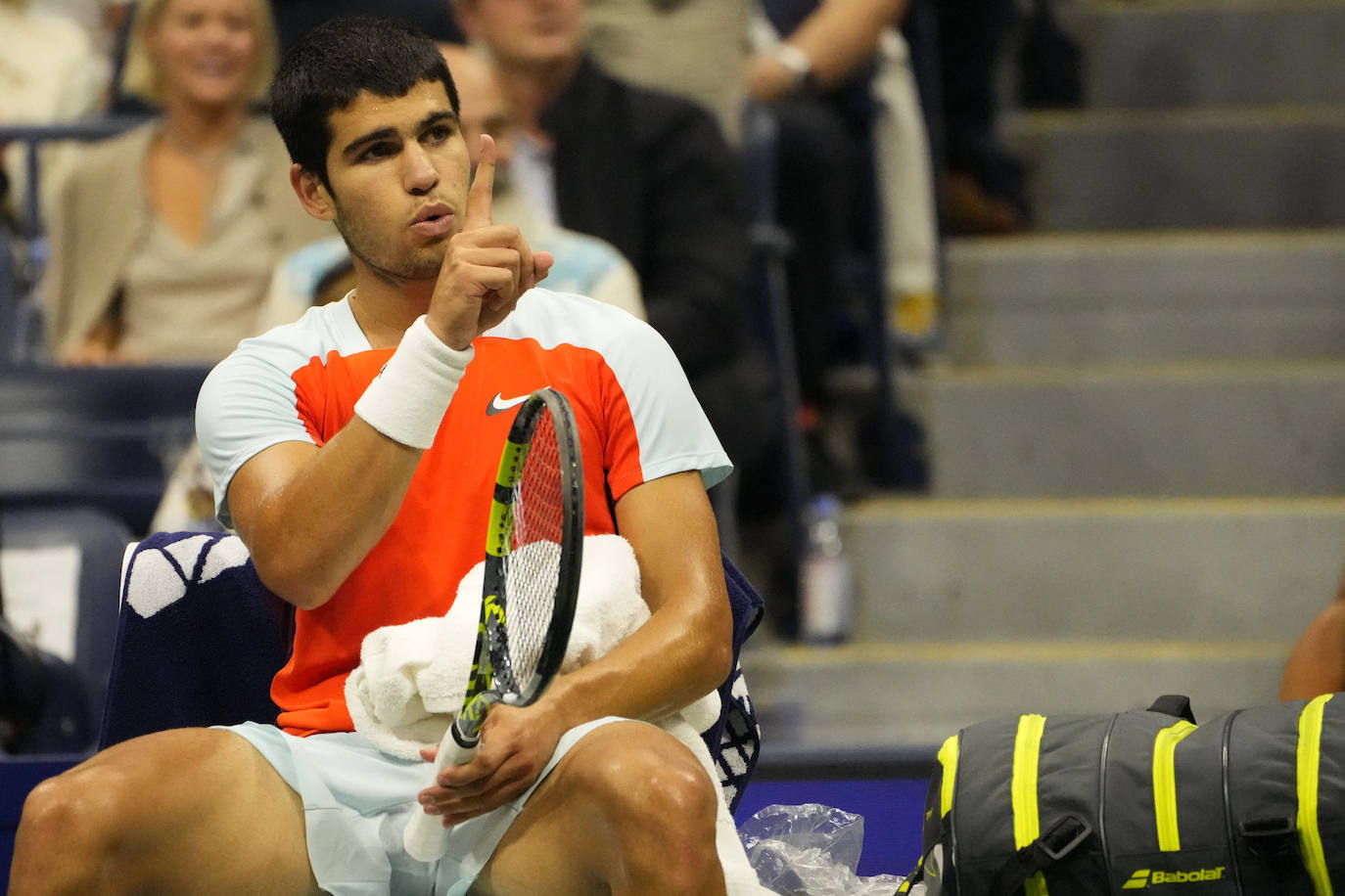 Celebrando la final ante Ruud del pasado domingo.