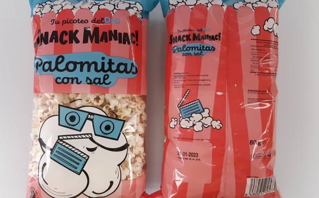 Palomitas de la marca Dia retiradas del mercado.