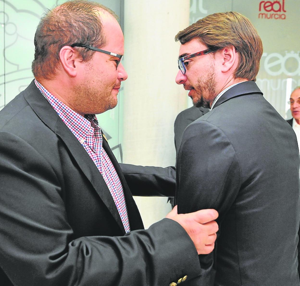 Raúl Moro y Gonzalo Samper, en julio de 2017. 