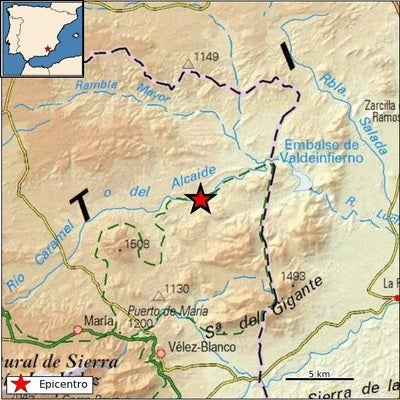 Un terremoto de cuatro grados se deja sentir en parte de la Región de Murcia