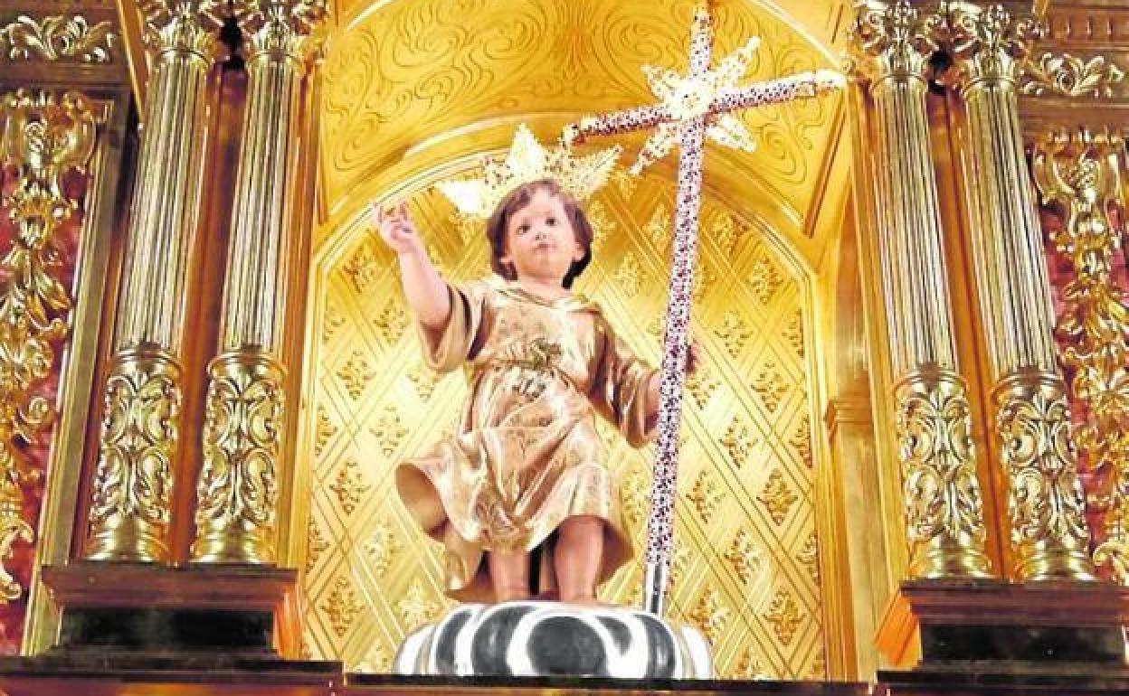 Imagen del Niño del Balate, en la iglesia de Santo Domingo, en una imagen de archivo.