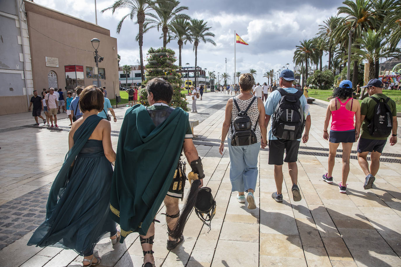 Fotos: Turistas en Carthagineses y Romanos