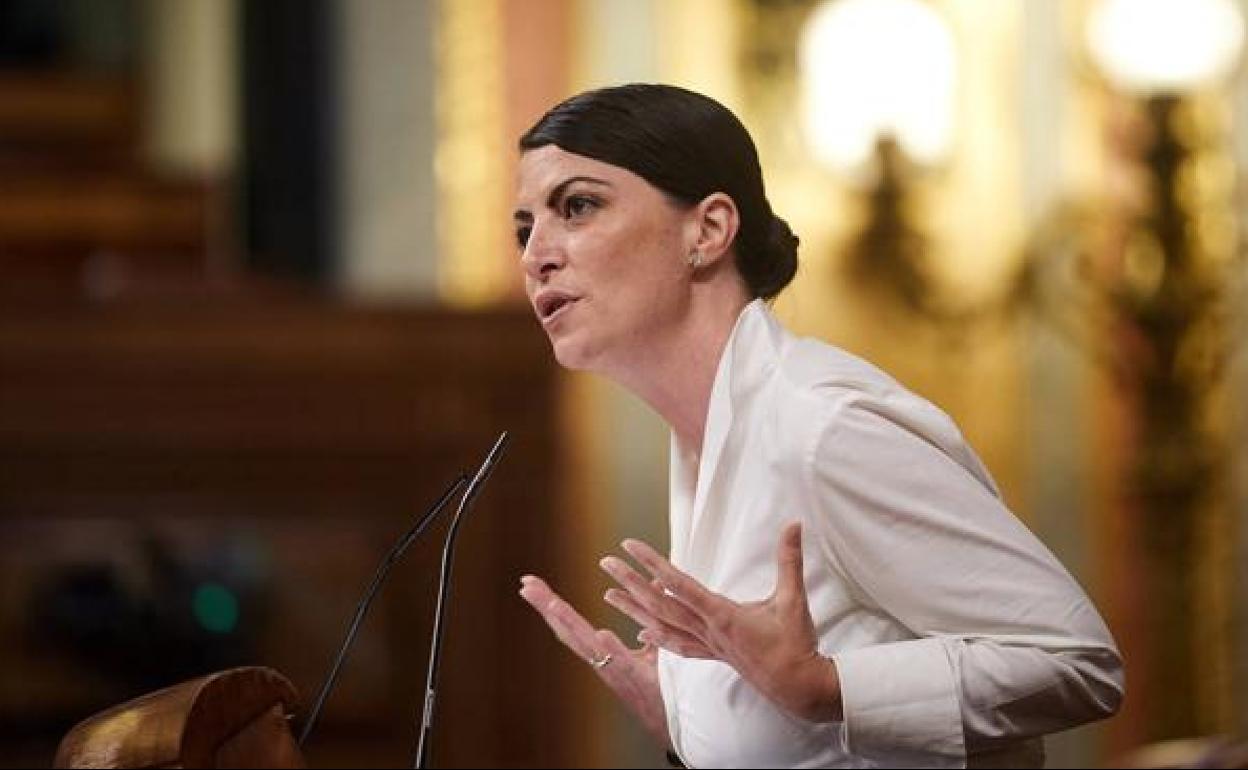 La exdiputada de Vox Macarena Olona. 