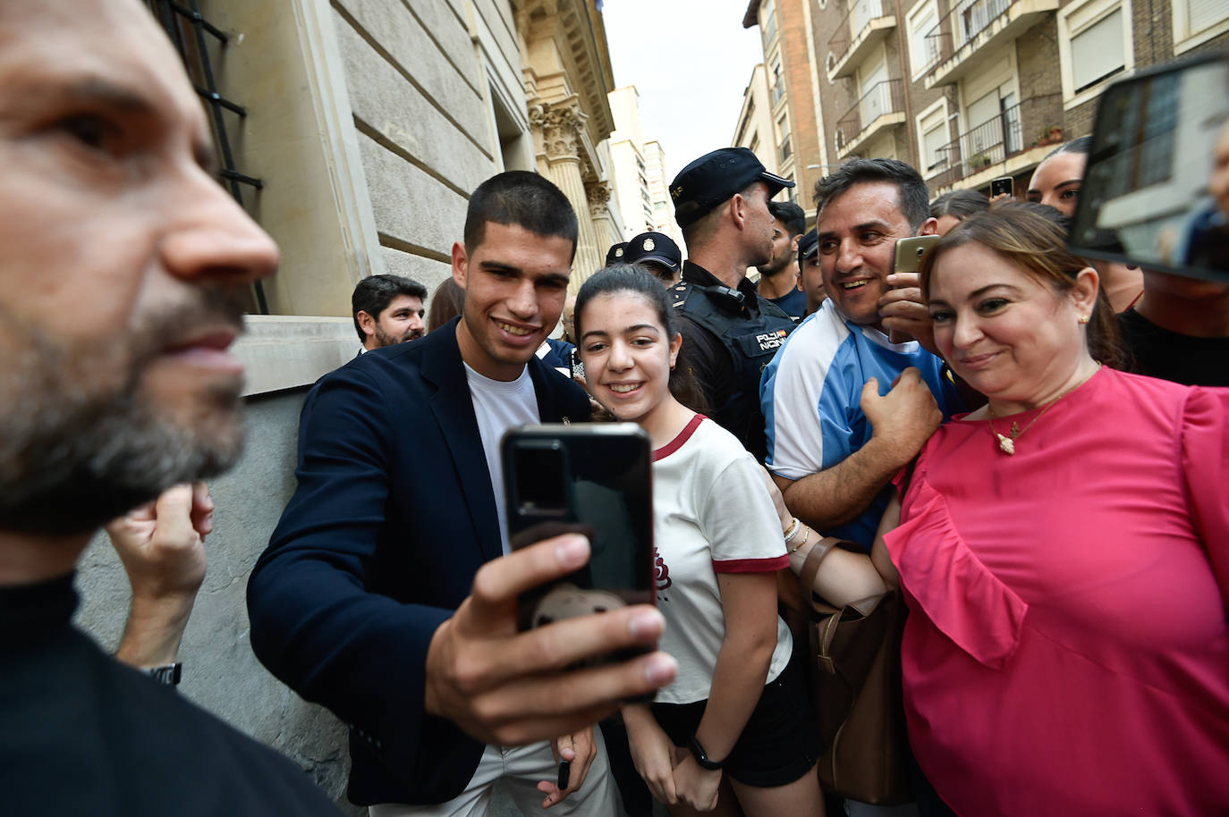 Fotos: Carlos Alcaraz en el Palacio de San Esteban