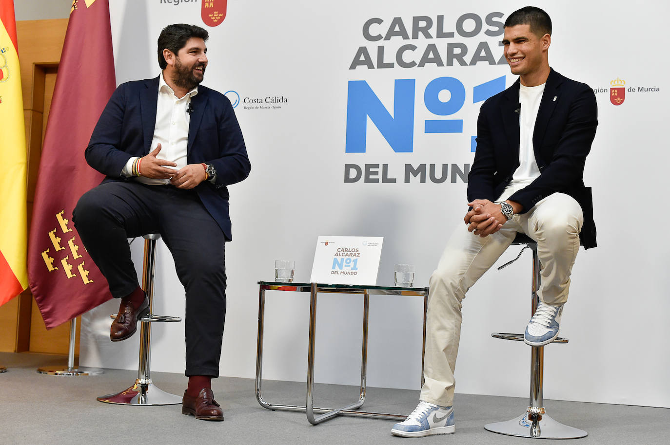 Fotos: Carlos Alcaraz en el Palacio de San Esteban