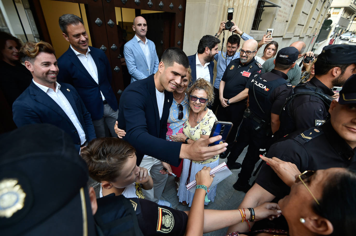 Fotos: Carlos Alcaraz en el Palacio de San Esteban