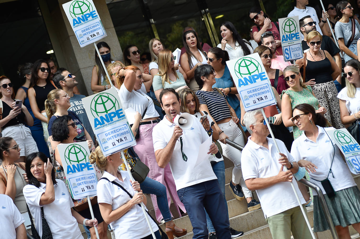 Fotos: Anpe protesta por los cambios en la sustitución de los docentes