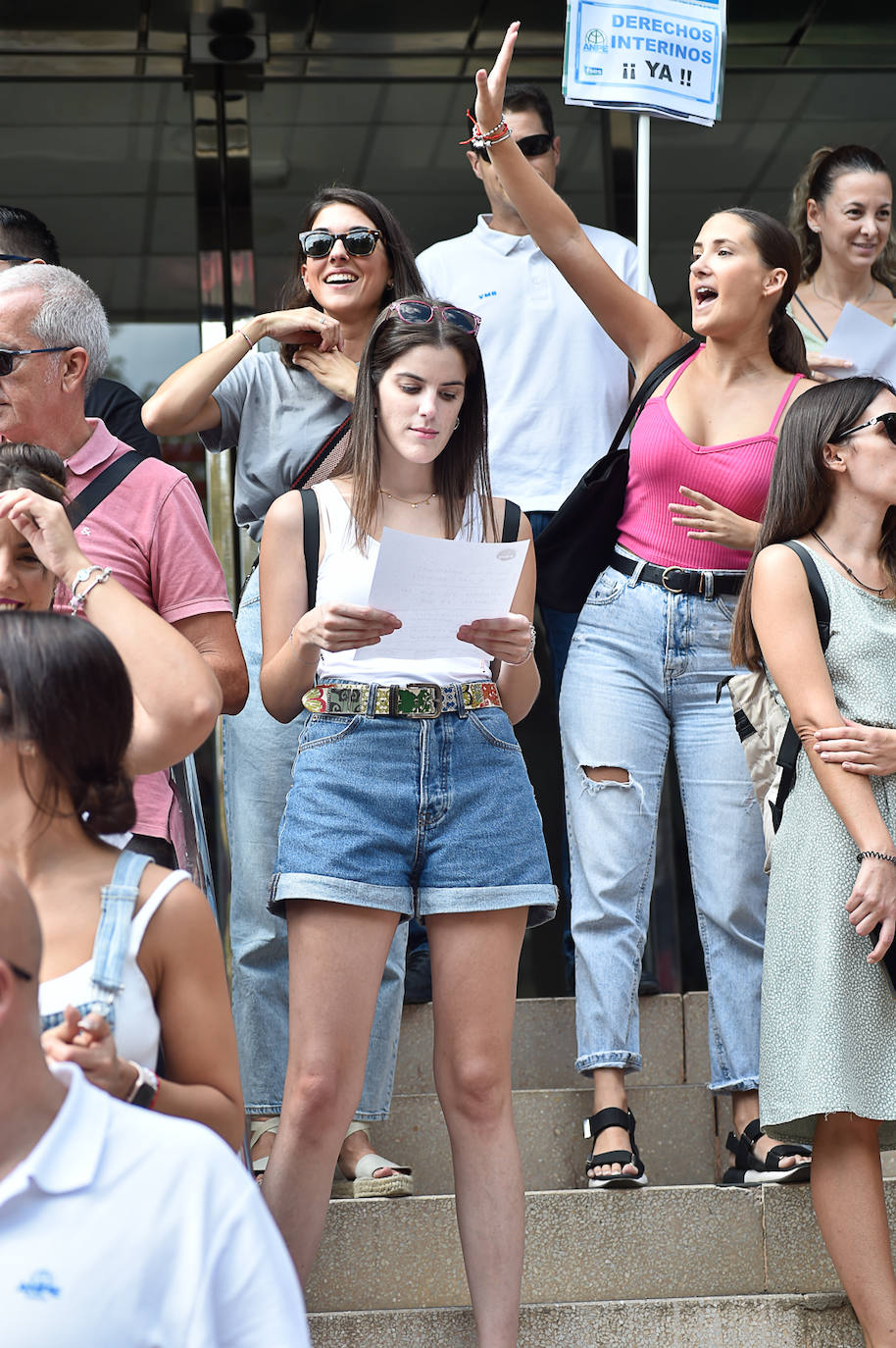 Fotos: Anpe protesta por los cambios en la sustitución de los docentes