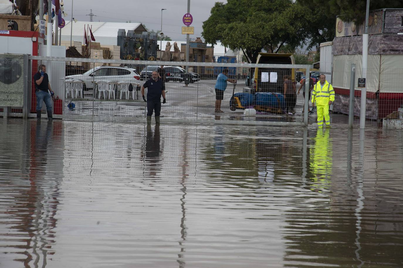 Las precipitaciones en Cartagena.