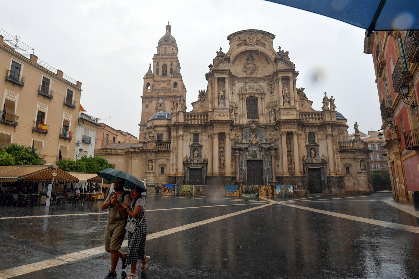 Las precipitaciones en Murcia.