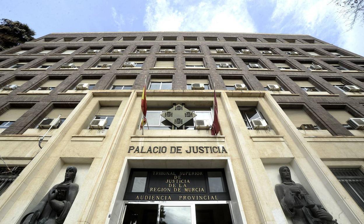 Palacio de Justicia de la Región de Murcia, en una fotografía de archivo.