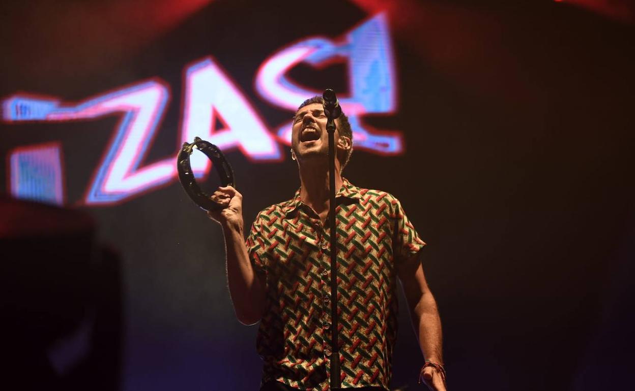 Vetusta Mora durante su concierto en el Warm Up Days de 2021.