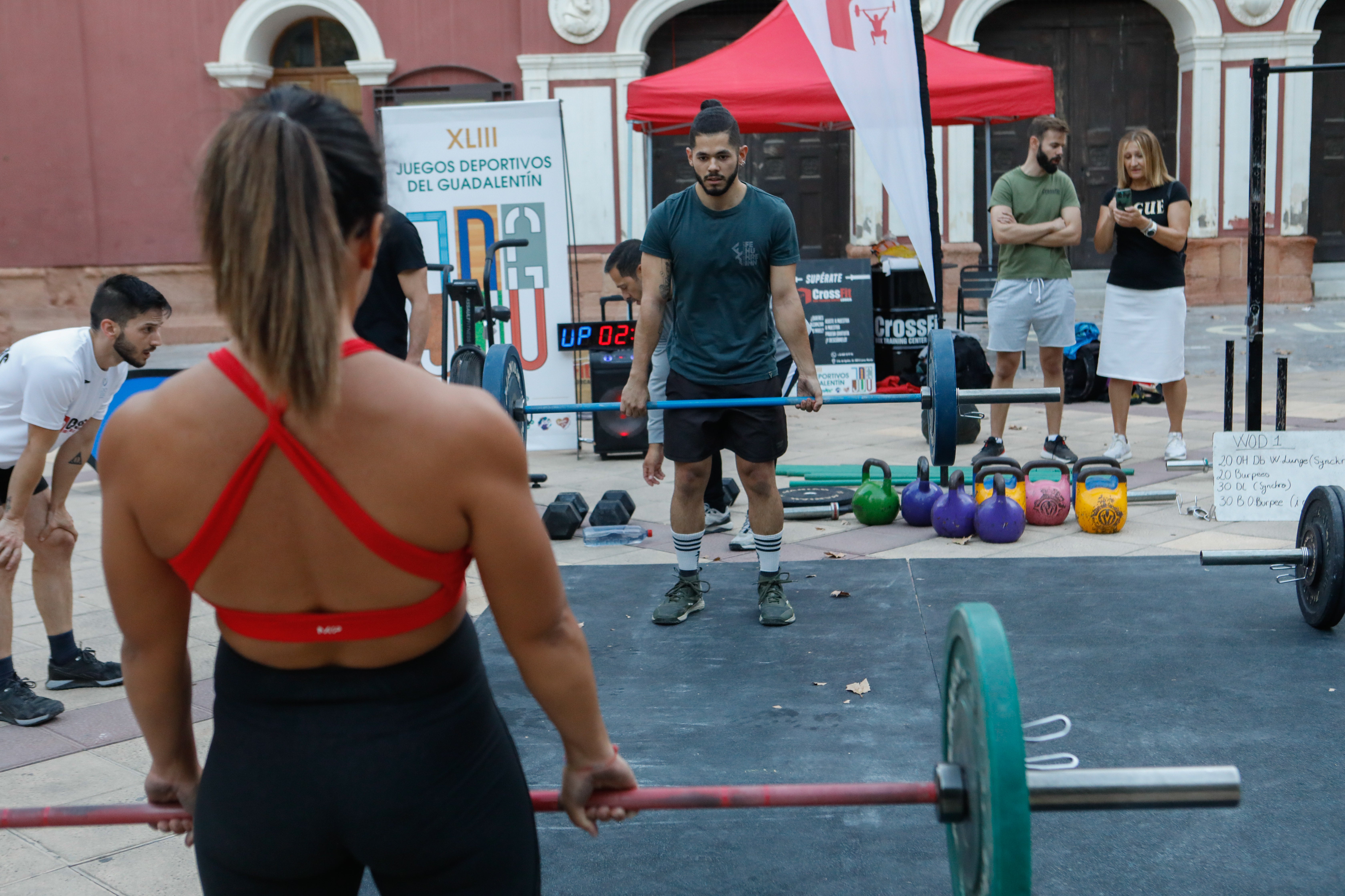 Fotos: Atletismo infantil y exhibición de crossfit, en imágenes