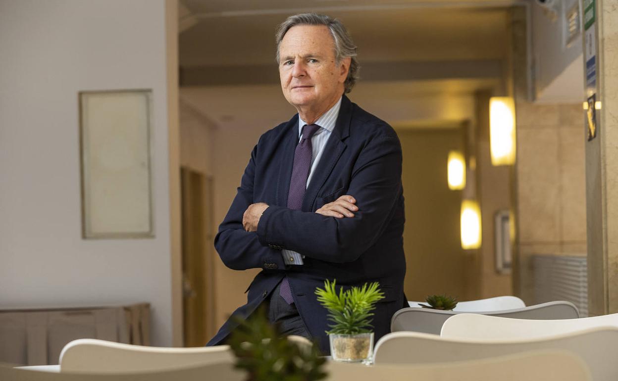 Ricardo Martí Fluxá, fotografiado el pasado martes, en el hotel Cartagonova de Cartagena, donde se realizó la entrevista. 