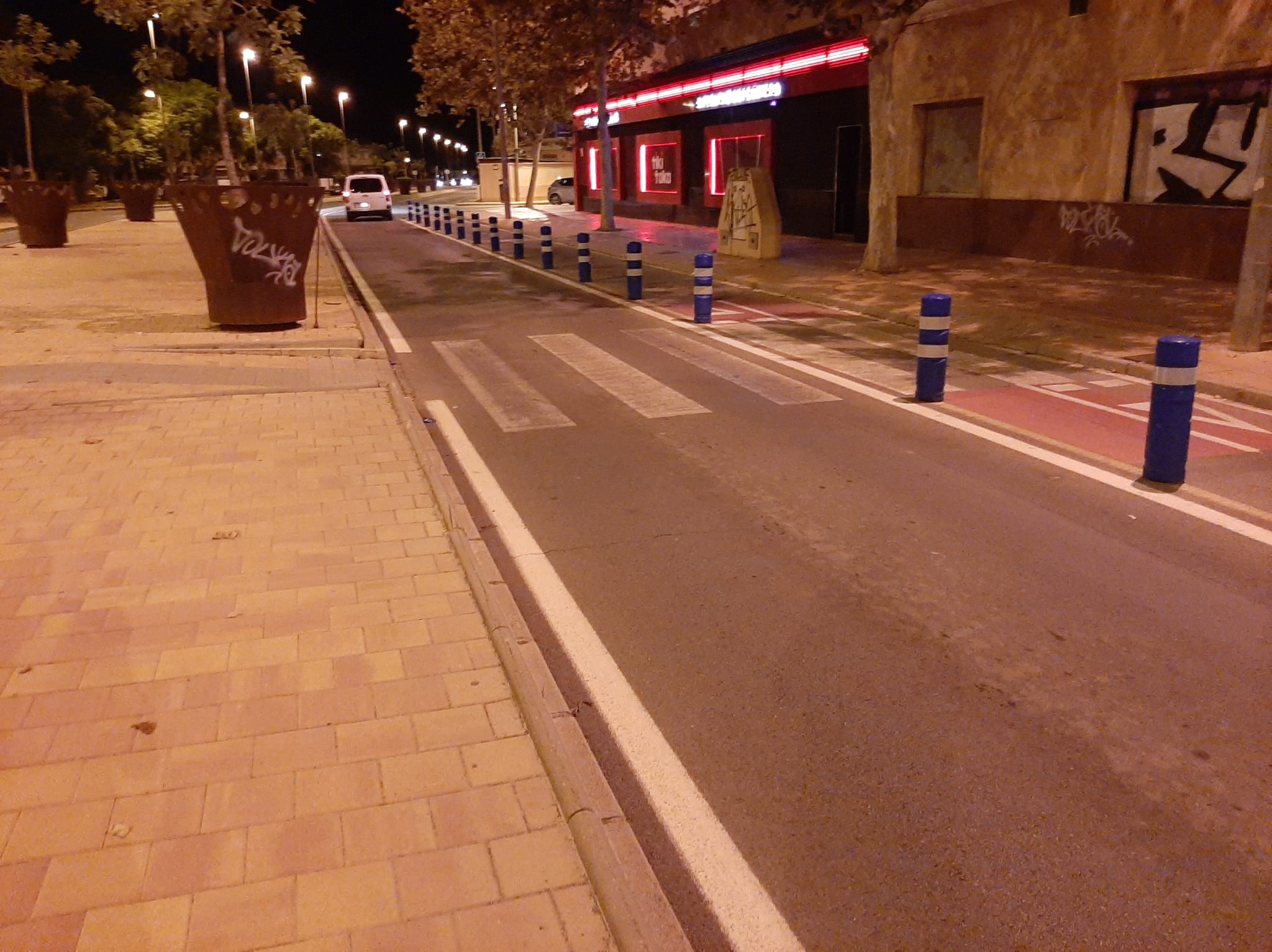 Imagen de la calle en la que ocurrió el atropello. 