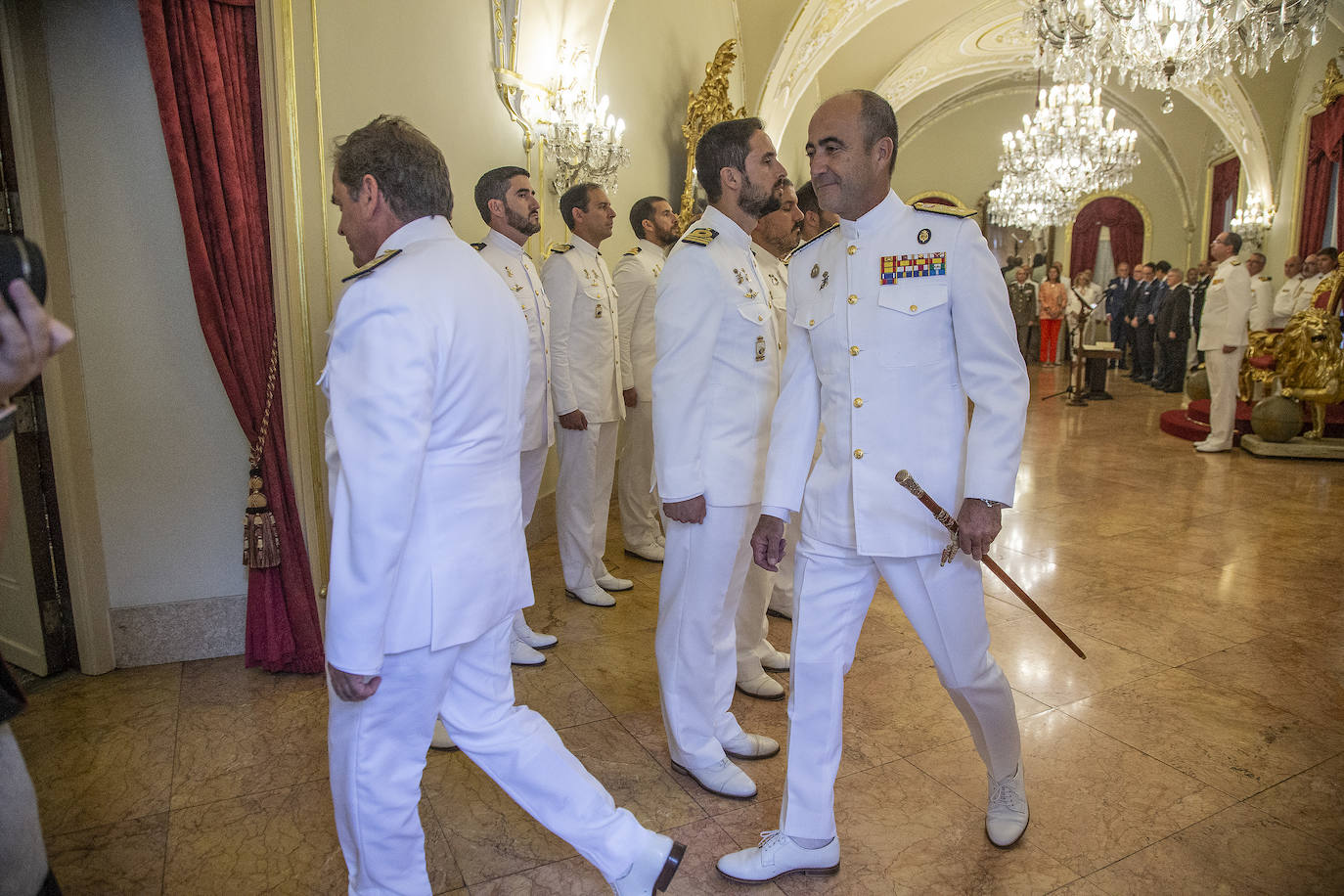 Fotos: El almirante Alfonso Delgado toma posesión en Capitanía de Cartagena