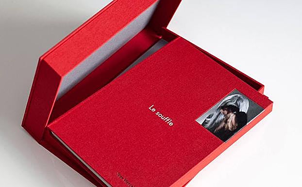 'Le Souffle'.Libro del artista murciano Juan Manuel Abellán, del que se han editado 7 ejemplares, a la venta por 2.000 euros cada uno. 