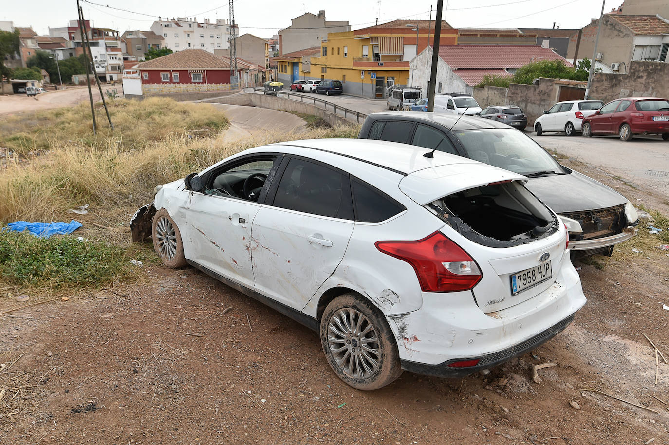 Fotos: Veinte familias de Javalí Viejo no han podido volver a sus casas tras la riada