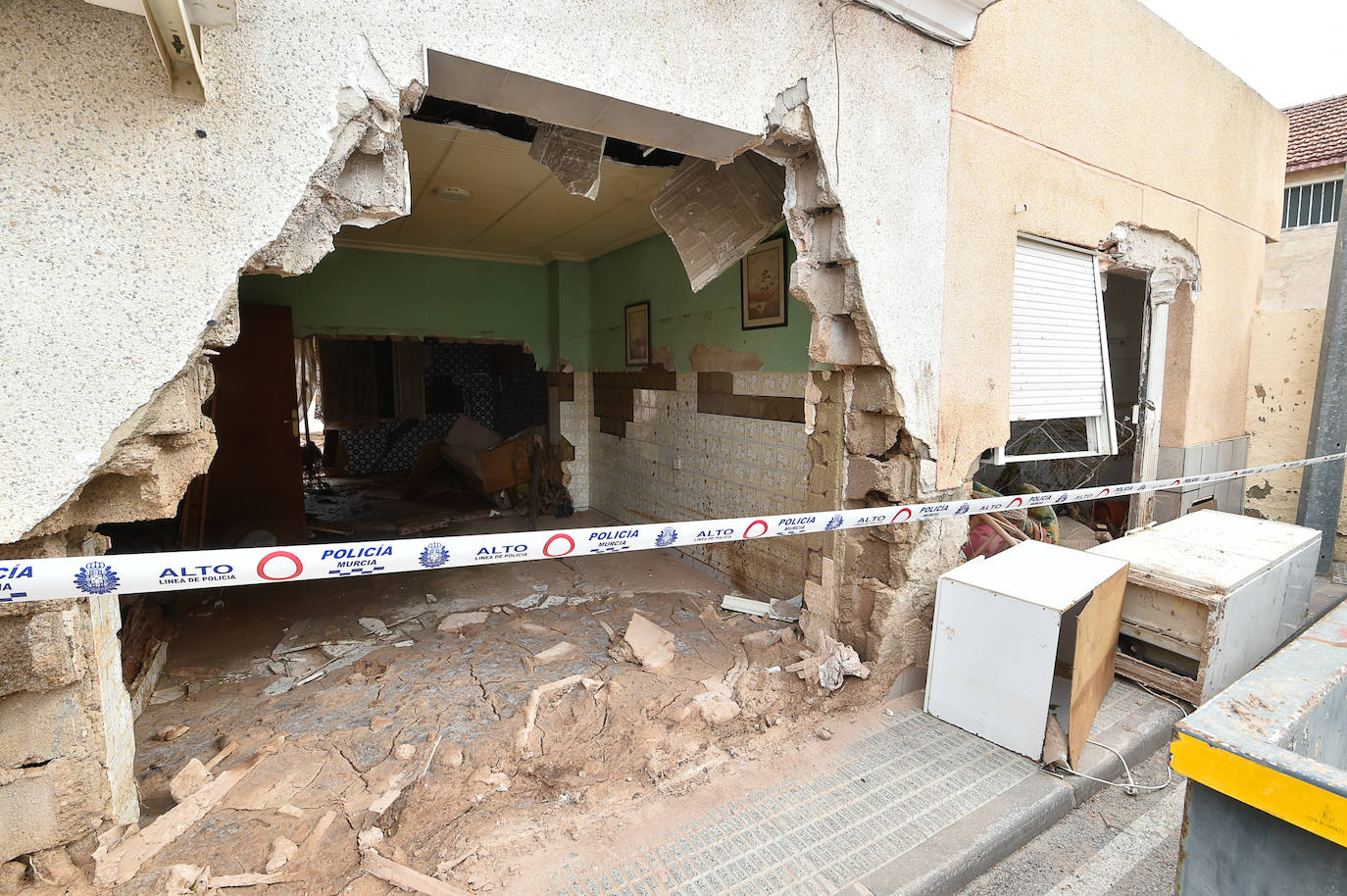 Fotos: Veinte familias de Javalí Viejo no han podido volver a sus casas tras la riada