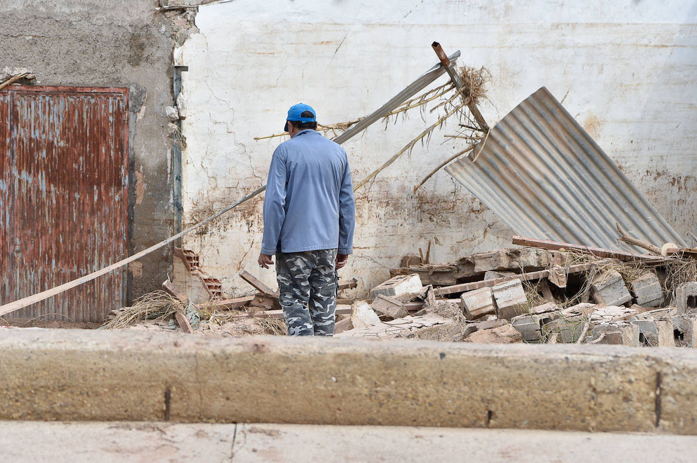 Fotos: Veinte familias de Javalí Viejo no han podido volver a sus casas tras la riada