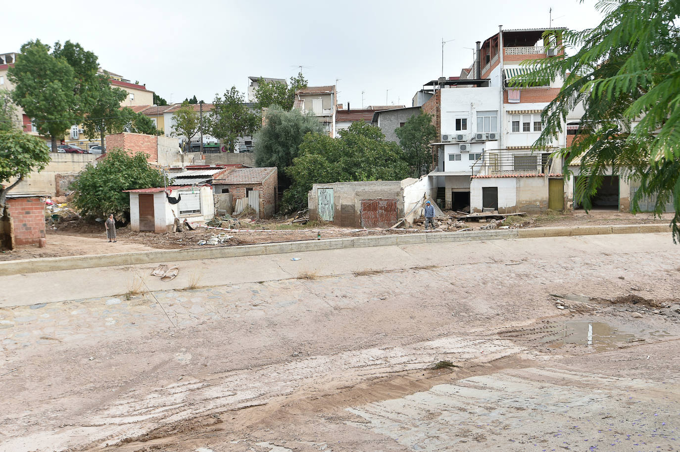 Fotos: Veinte familias de Javalí Viejo no han podido volver a sus casas tras la riada