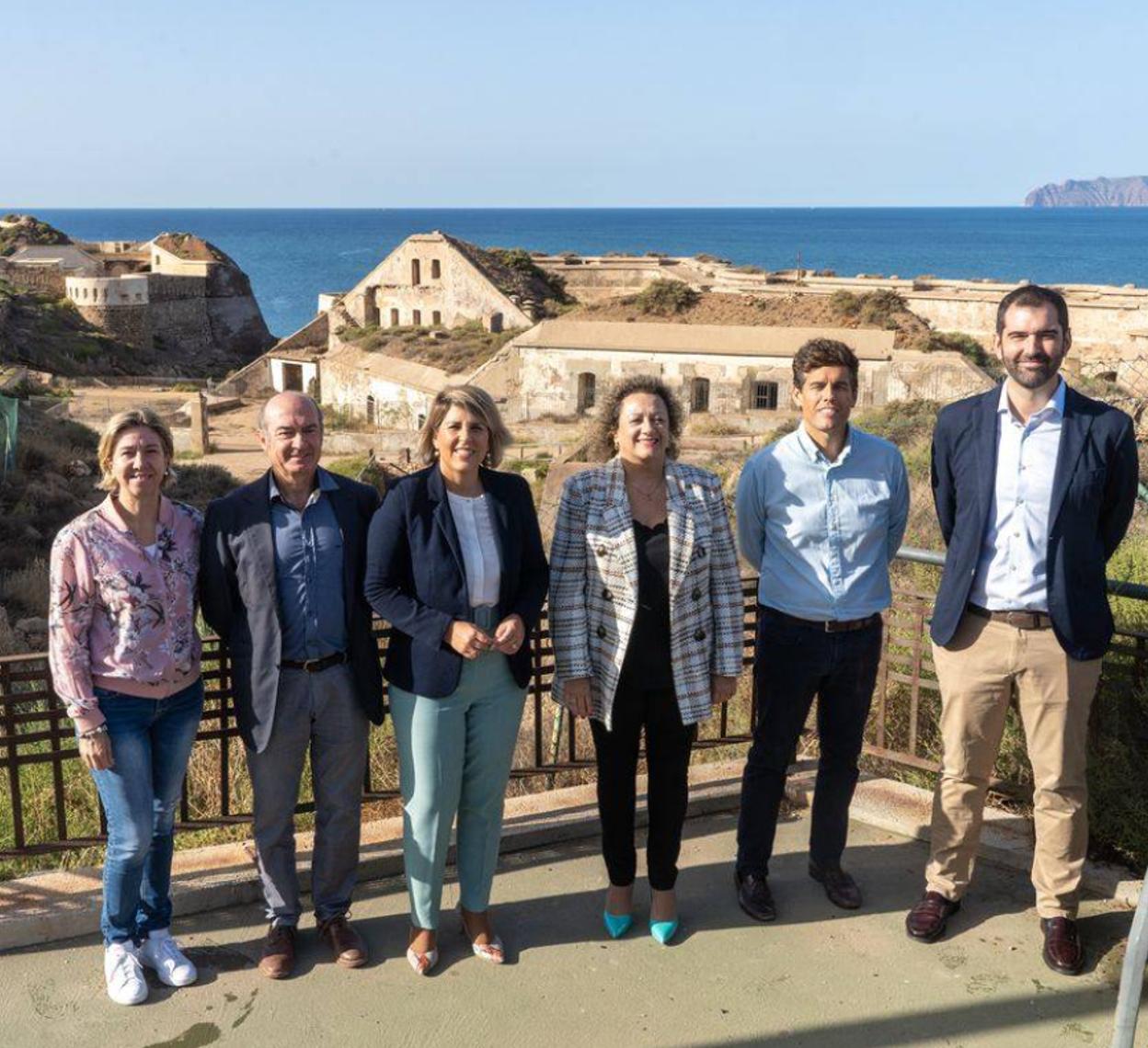 Presentación de la senda peatonal hasta Cala Cortina. 