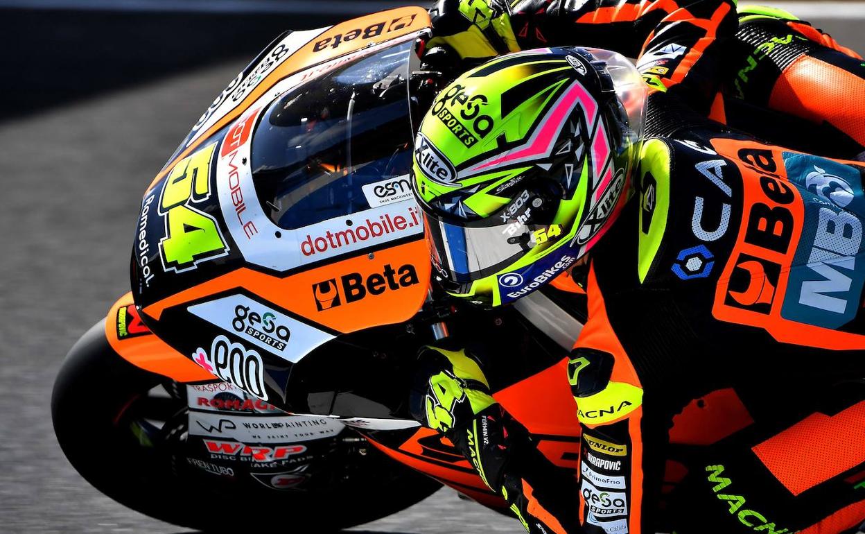 Fermín Aldeguer, en la clasificación del Gran Premio de Australia.