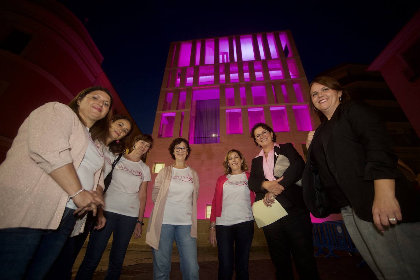 Fotos: Día contra el Cáncer de Mama en Murcia