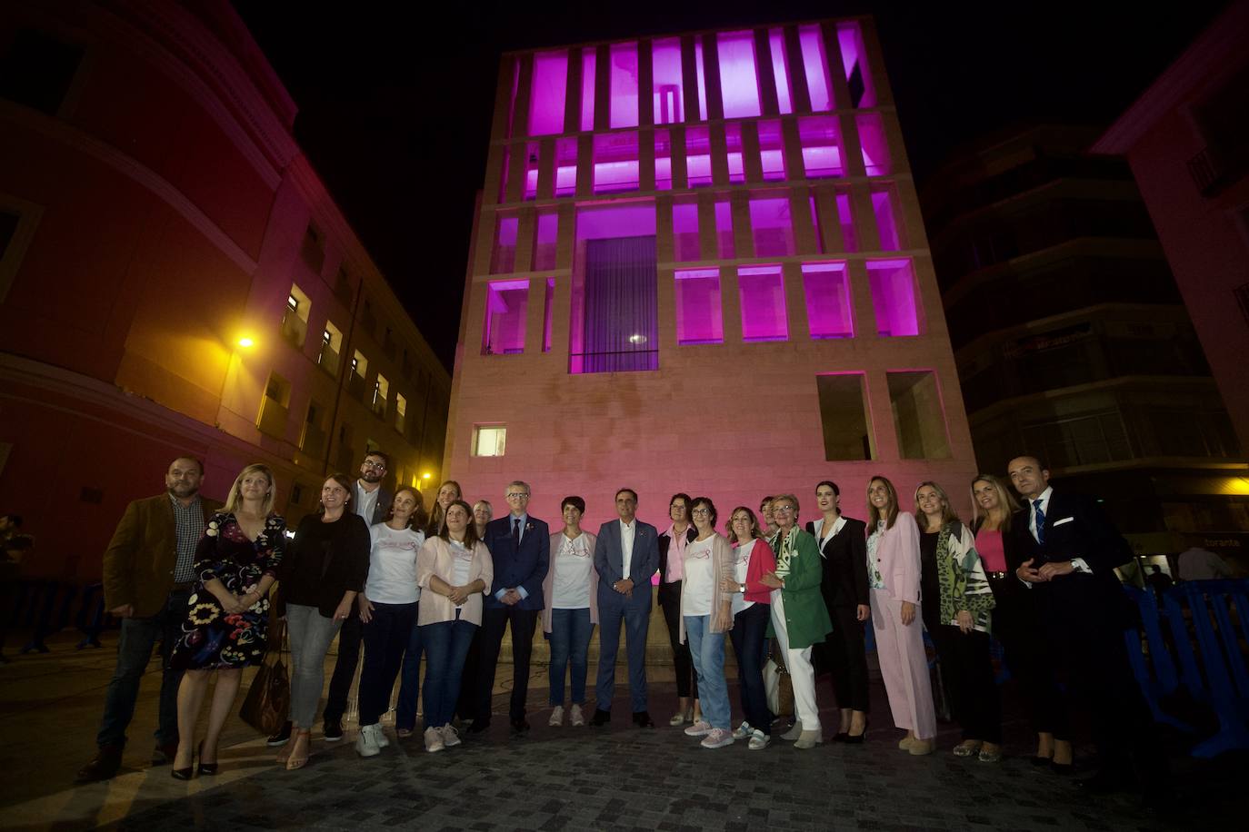 Fotos: Día contra el Cáncer de Mama en Murcia