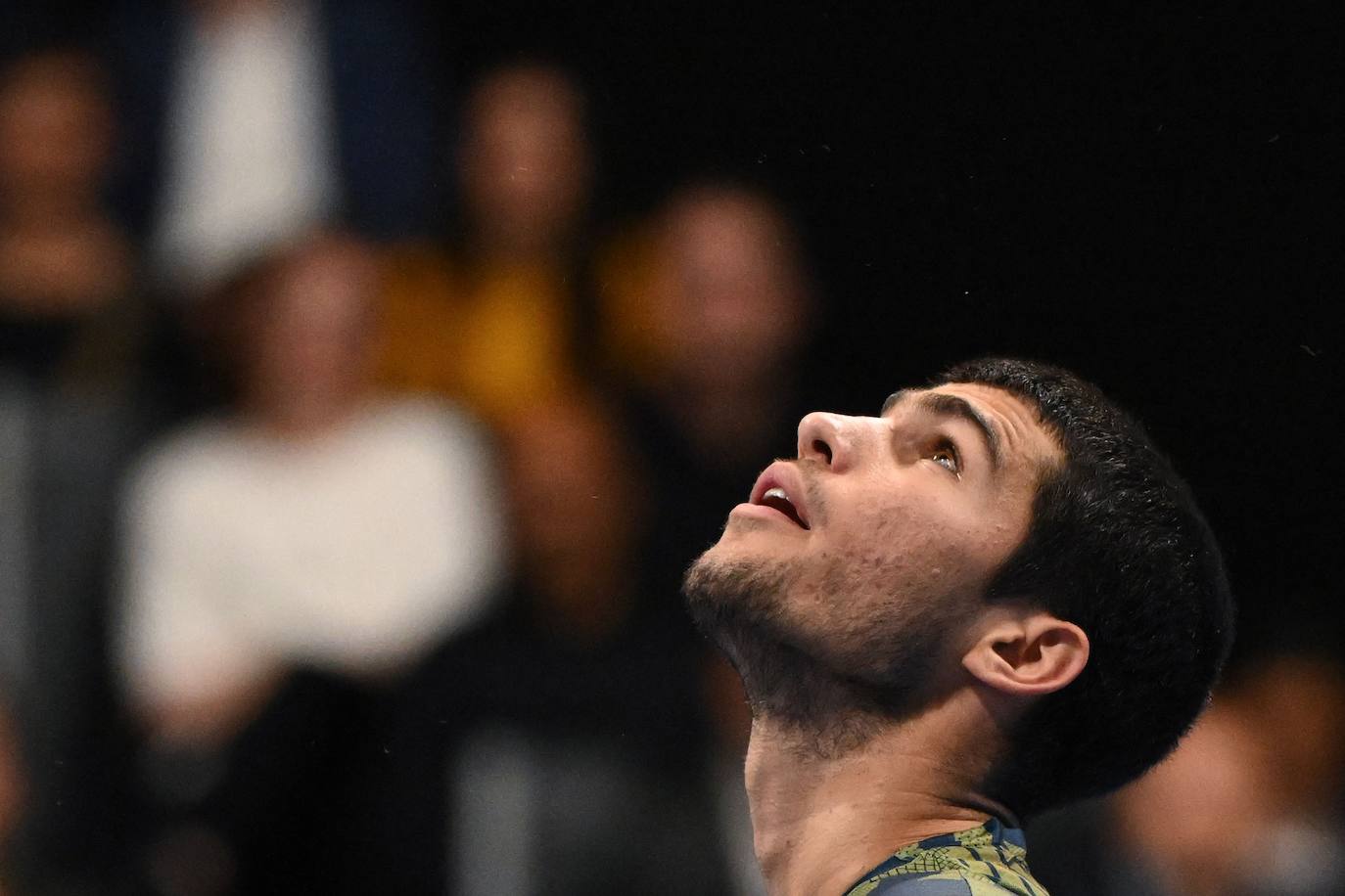 Fotos: Sufrida victoria de Carlos Alcaraz en su estreno en Basilea