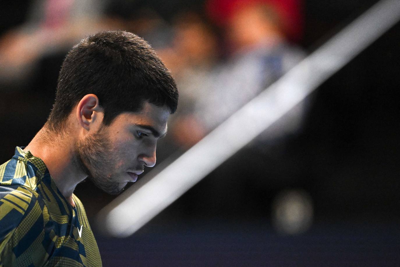 Fotos: Sufrida victoria de Carlos Alcaraz en su estreno en Basilea