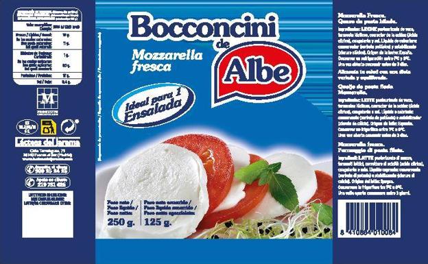 Alerta alimentaria: detectan una toxina en un lote de mozzarella fresca