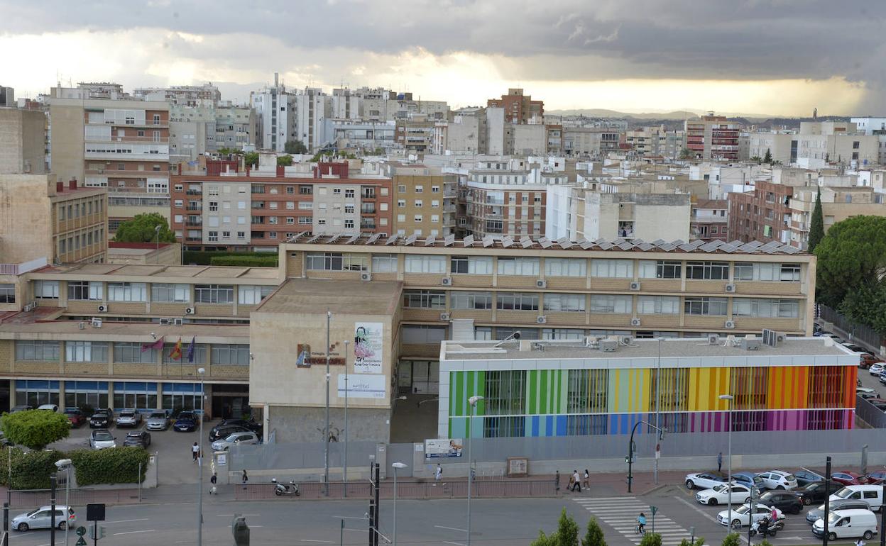 El colegio Maristas de Murcia, en una foto de archivo.