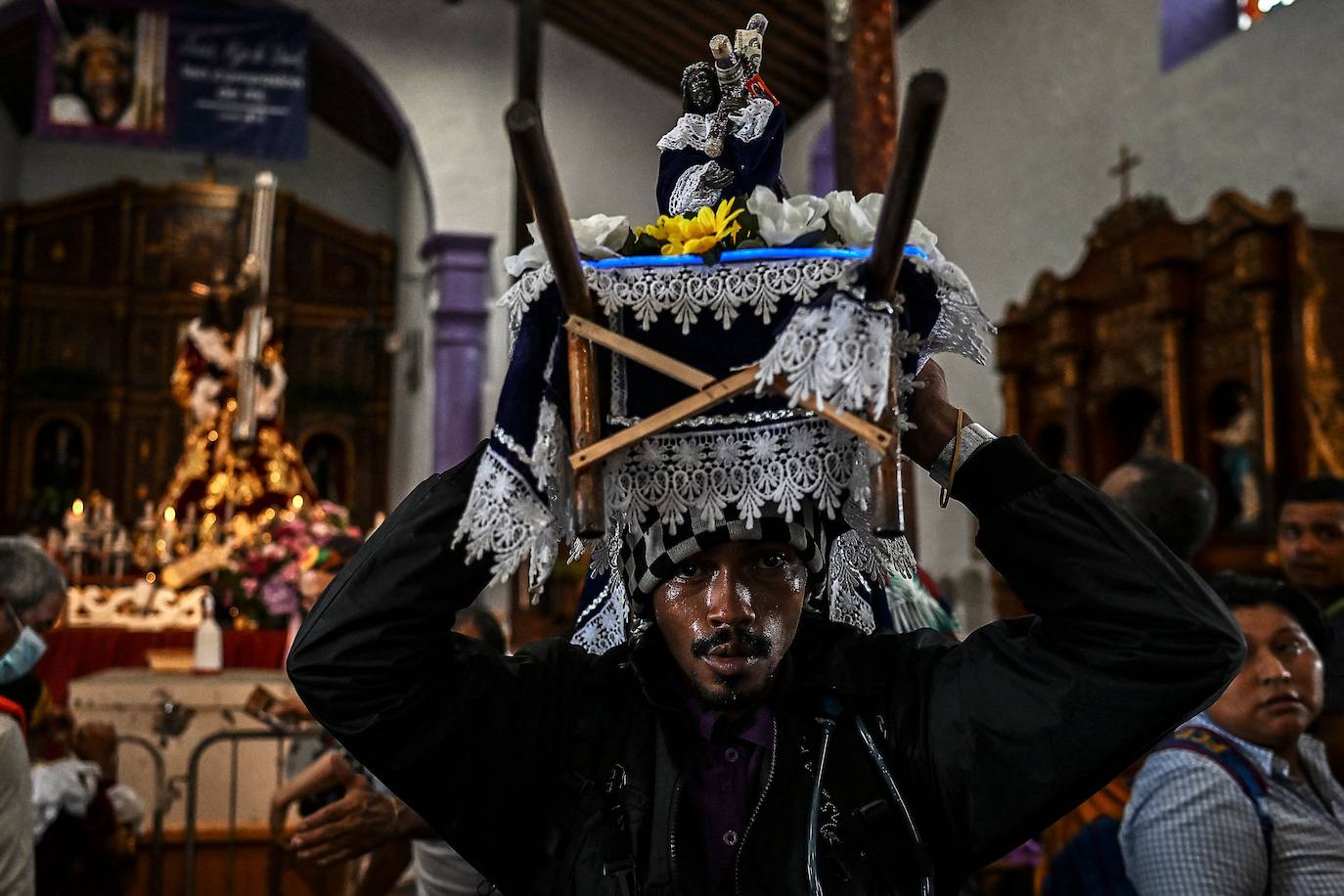 Fotos: Peregrinos del Cristo Negro