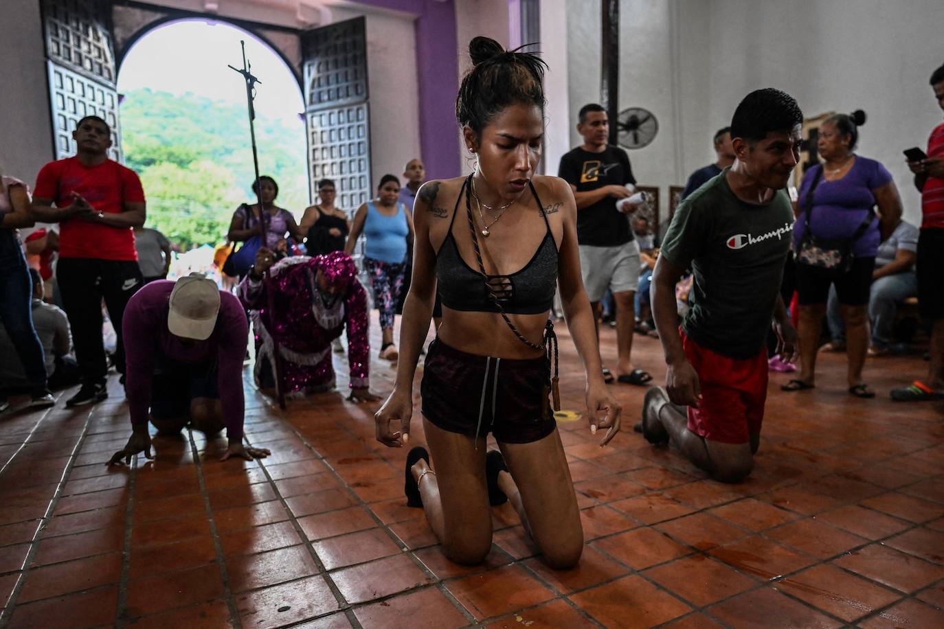 Fotos: Peregrinos del Cristo Negro