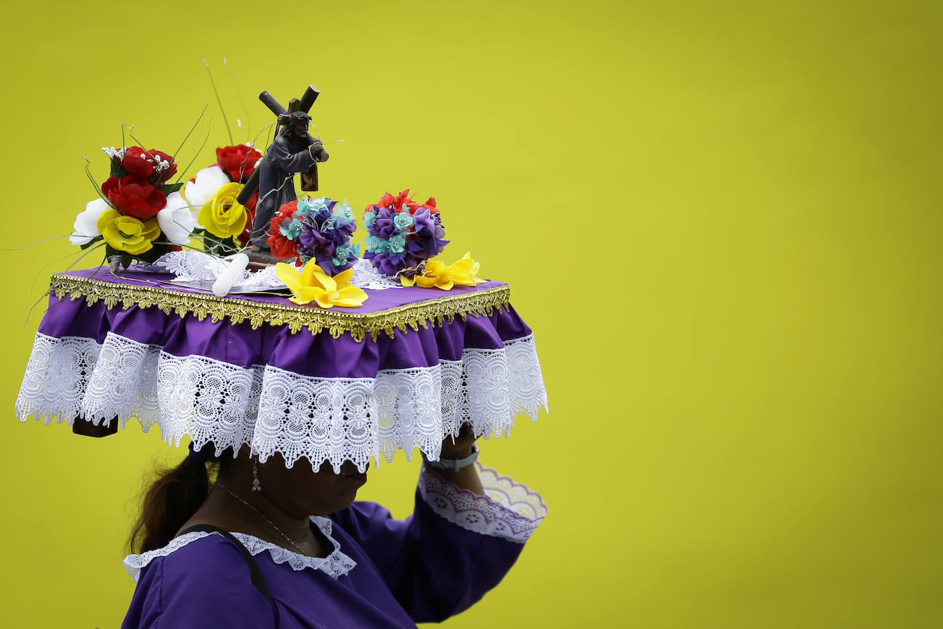 Fotos: Peregrinos del Cristo Negro