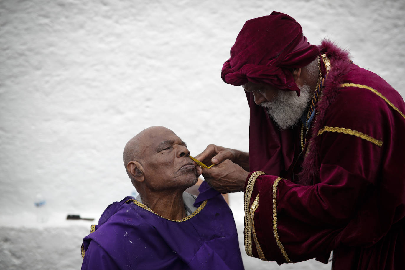 Fotos: Peregrinos del Cristo Negro